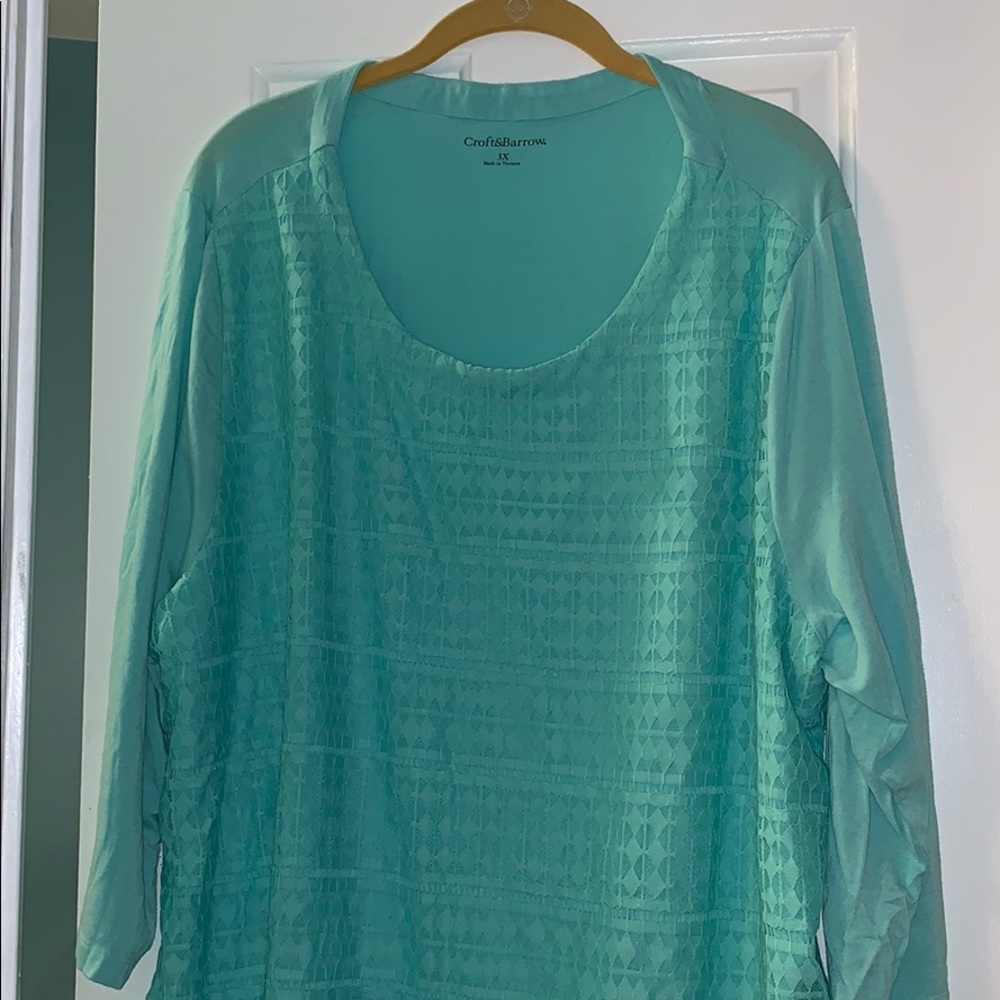 Turquoise Top